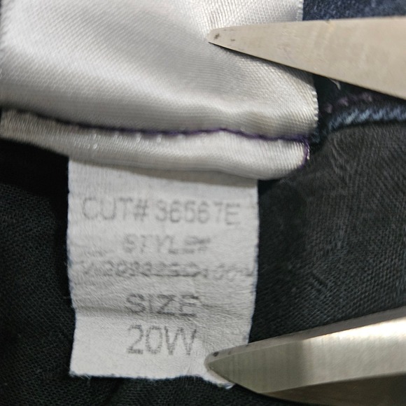 Not Your Daughter's Jeans Women's Size 20W Dark Wash Jeans - Picture 7 of 8